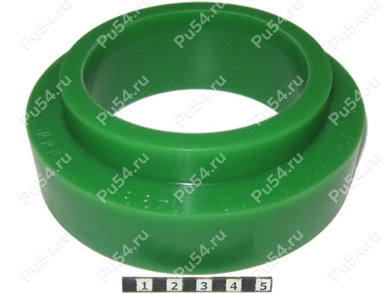 Spring spacer, rear suspension (lift +30 mm), Product Code 1-12-1493, Polyurethane, PW54/K80/светло-зеленый, Image №1