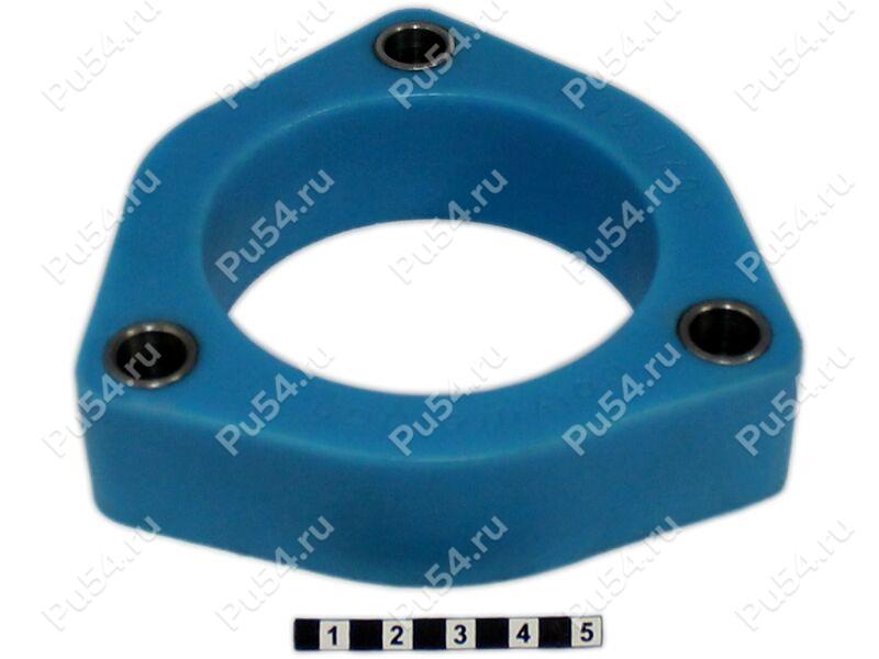 Front shock absorber strut spacer, 30 mm, Product Code 1-12-1603, Polyurethane, Полипропилен со втулками серый, Image №1