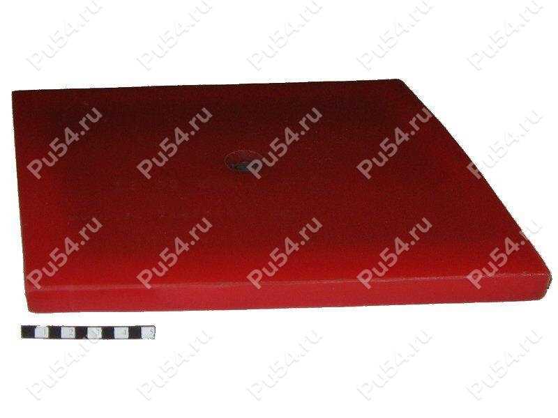 Conrcrete mixer armored plates, Product Code 33-02-001, Polyurethane, Image №1