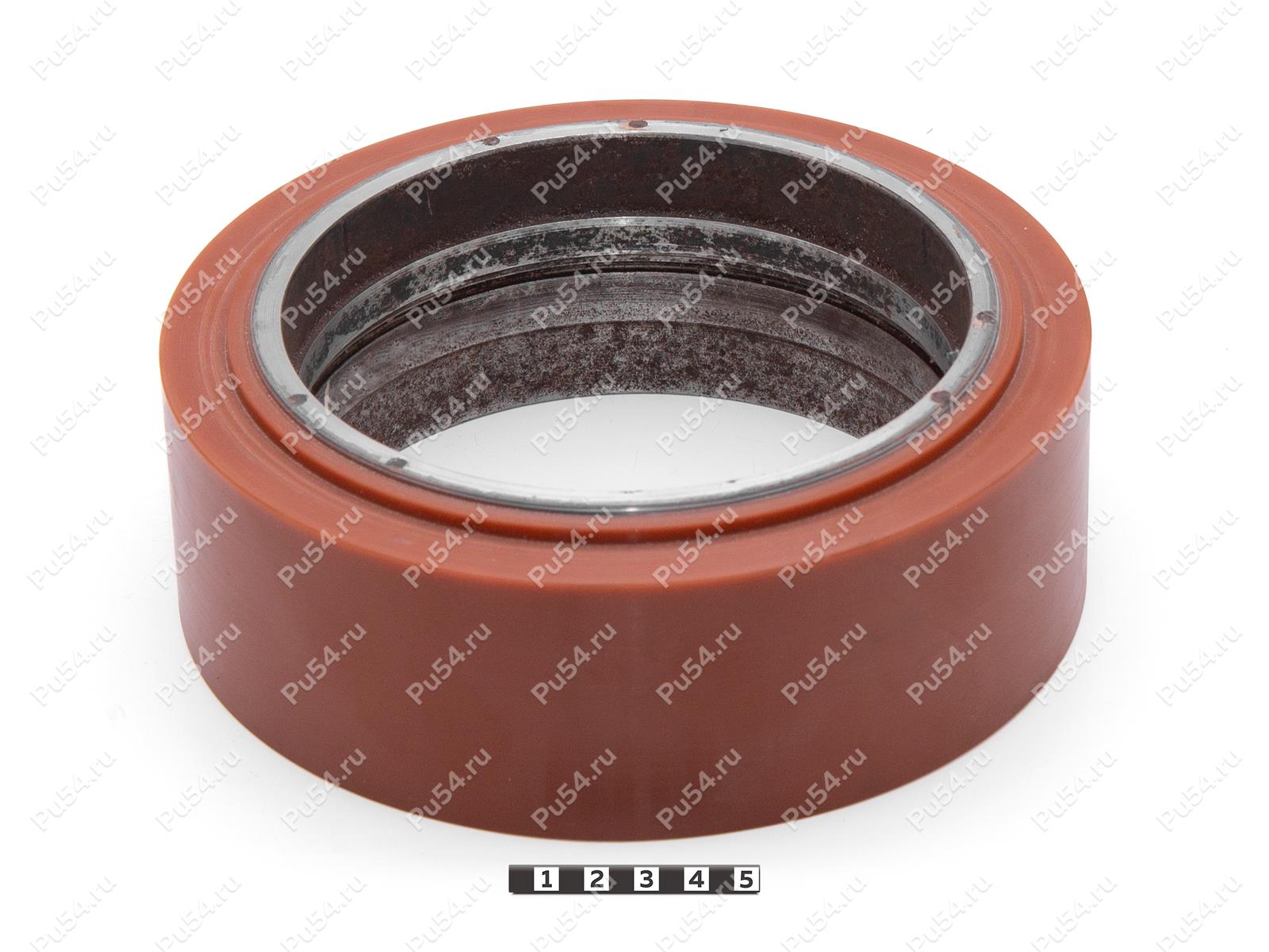 Колесо поломоечной машины 205х165х72(80) (восстановление), Product Code 333-01-1257, Polyurethane, PU54Q/E90коричневый, Image №1