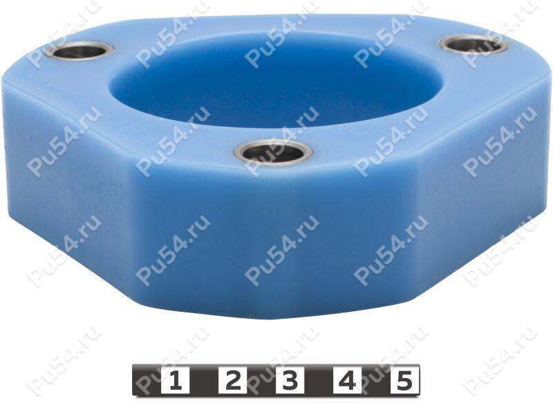Front shock absorber strut spacer, 30 mm, Product Code 4-12-0283, Polyurethane, Полипропилен со втулками серый, Image №1