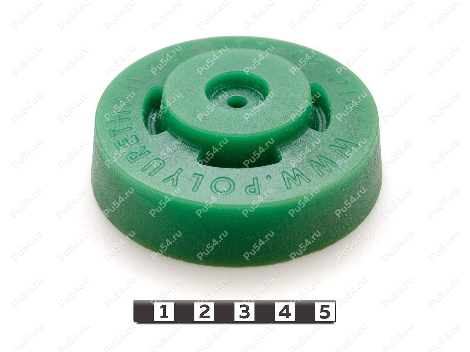 Jack-screw cushion, Product Code 33-12-014, Polyurethane, PU54i/K80/темно-зеленый, Image №1
