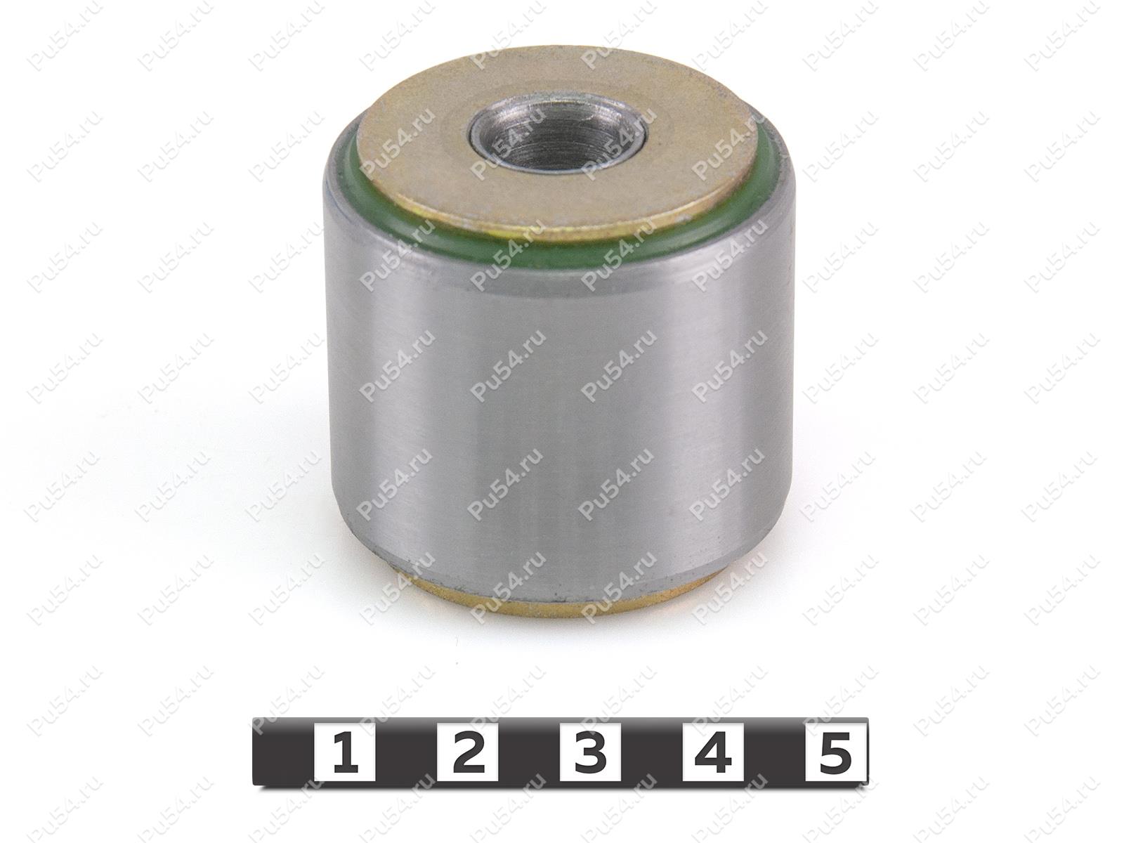 Lateral control arm silent block, rear suspension (body), pressed-in, Product Code 22-06-28791, Polyurethane, PU54/M80/зеленый, Image №1