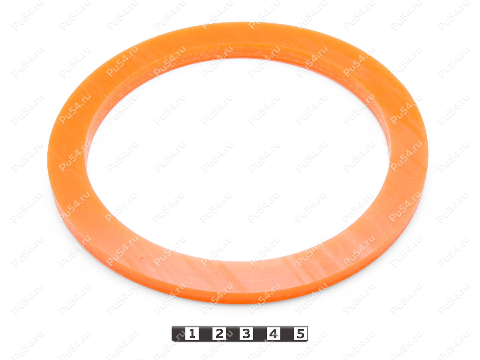 Прокладка d150 x  d120 x H7, Product Code 33-01-1792, Polyurethane, PU54/M72/оранжевый, Image №1