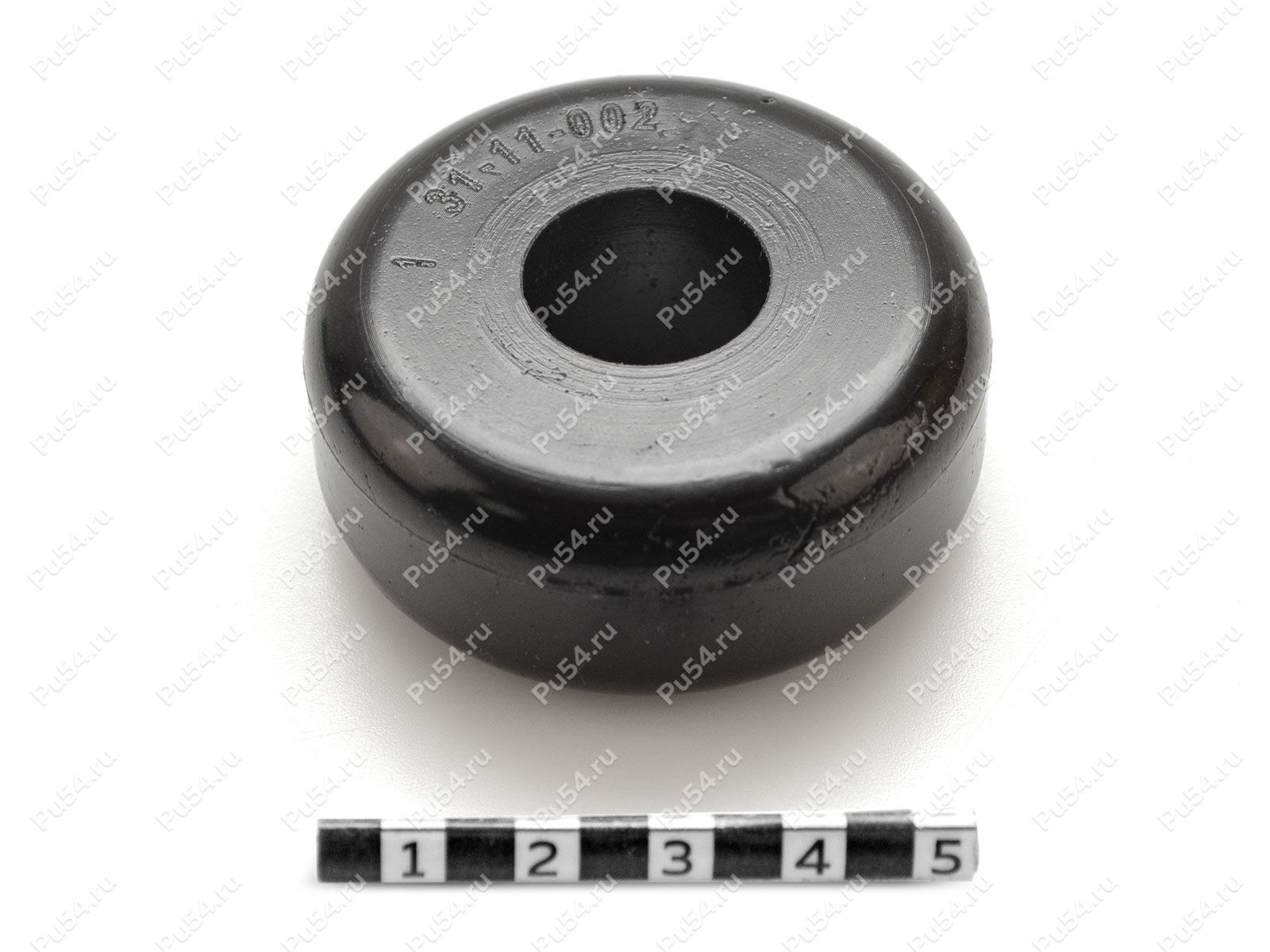 Втулка (подушка) рычага, Product Code 31-11-002, Polyurethane, PU54/M72/черный, Image №1