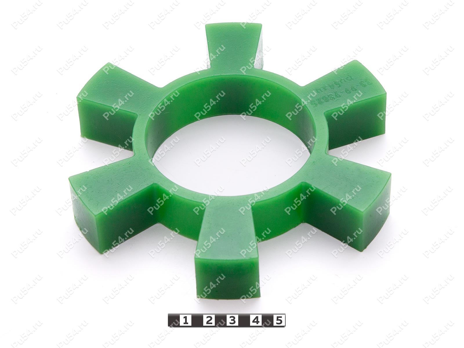 Эластичный элемент муфты, аналог SBT T154, Product Code 33-99-93825, Polyurethane, PU54/M80/зеленый, Image №1