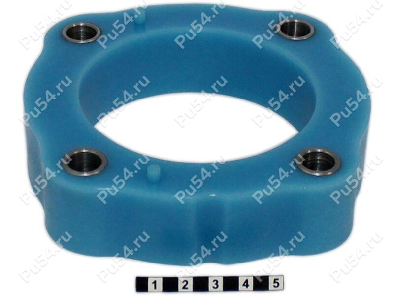 Front shock absorber strut spacer, 30 mm, Product Code 1-12-1703, Polyurethane, Полипропилен со втулками серый, Image №1
