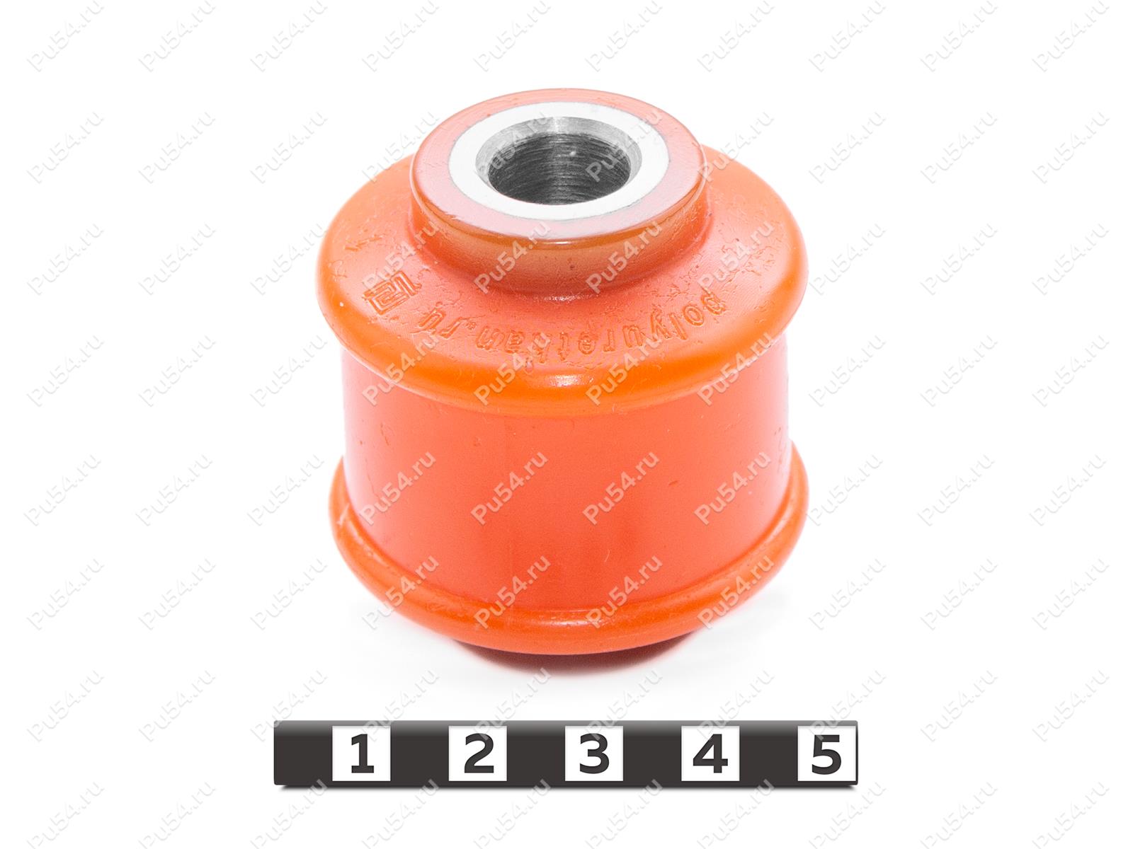 Сайлентблок заднего амортизатора L=47 мм, Product Code 3-03-2782, Polyurethane, PU54/M72/оранжевый, Image №1