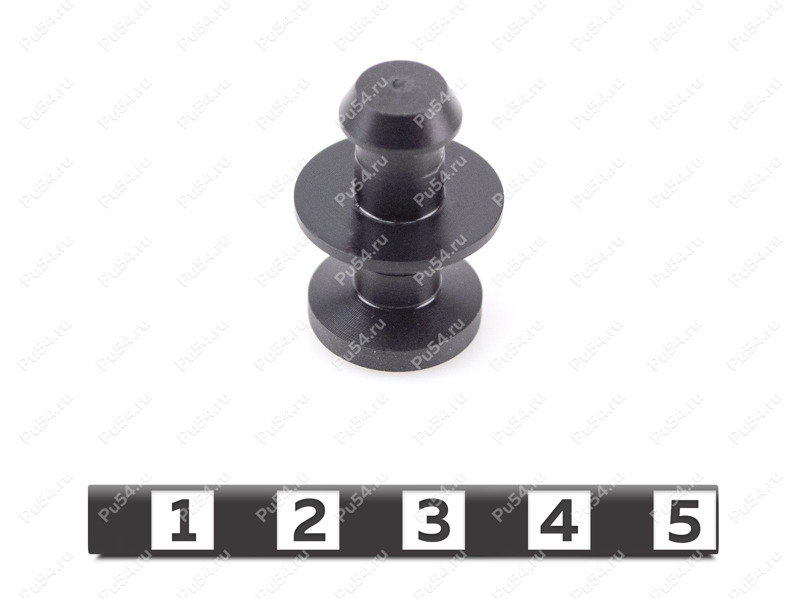 Клипса малая для установки кронштейна стекла 50-44-700, Product Code 50-00-7004, Polyurethane, черный POM, Image №1
