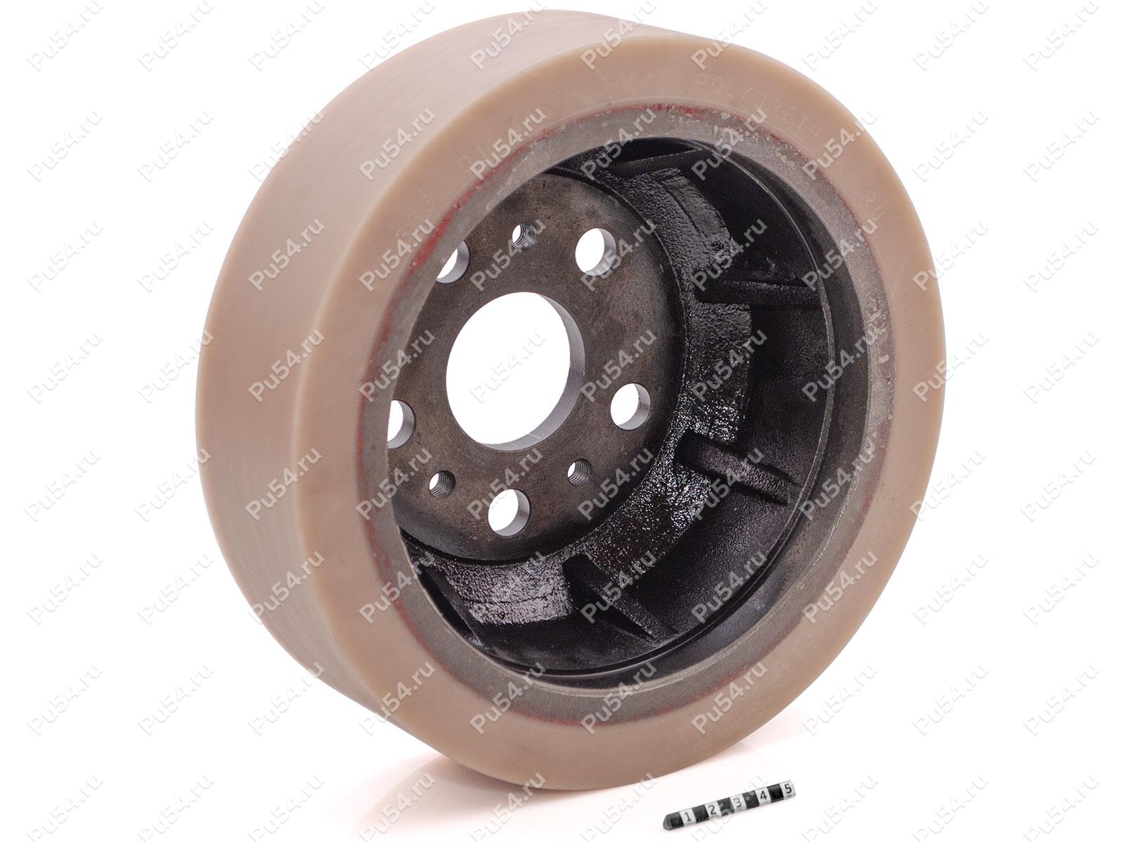 Колесо D 250 x d 210 x H 70 (восстановление), Product Code 333-01-998, Polyurethane, PU54/K92/бежевый, Image №1