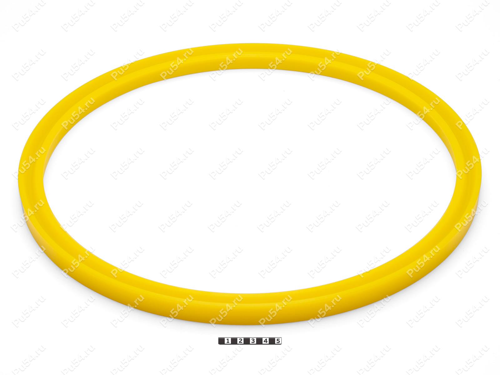 Уплотнение штока 380x420x19.5, Product Code 33-78-240, Polyurethane, PU54/M92/красный, Image №1