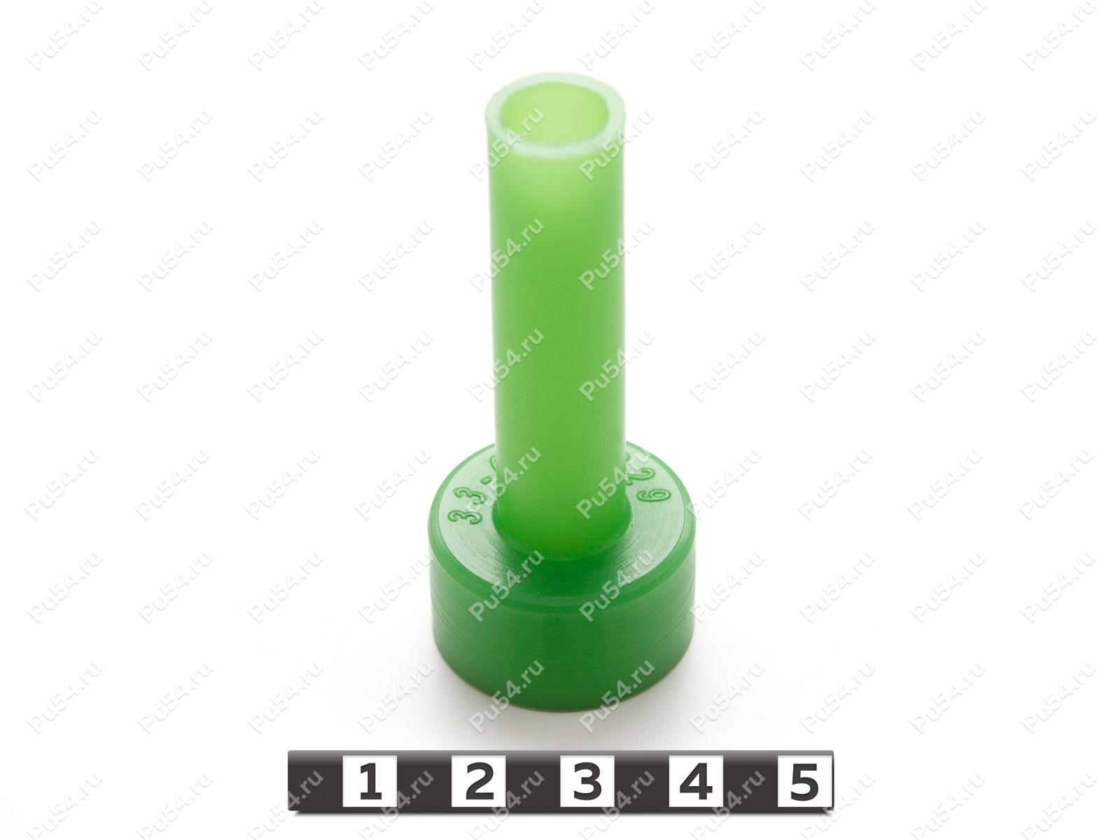 Втулка изоляционная под болт М8 D25 x d 9 x H 60, Product Code 33-01-1629, Polyurethane, PU54/M80/зеленый, Image №1