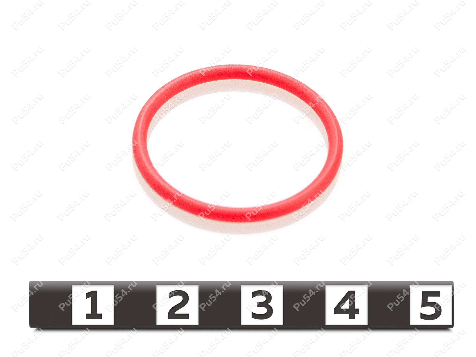 Уплотнение быстроразъемного соединения (БРС) FFH08 F аналог KO KASTAS, Product Code 78-00-232, Polyurethane, PU54/M92/красный, Image №1