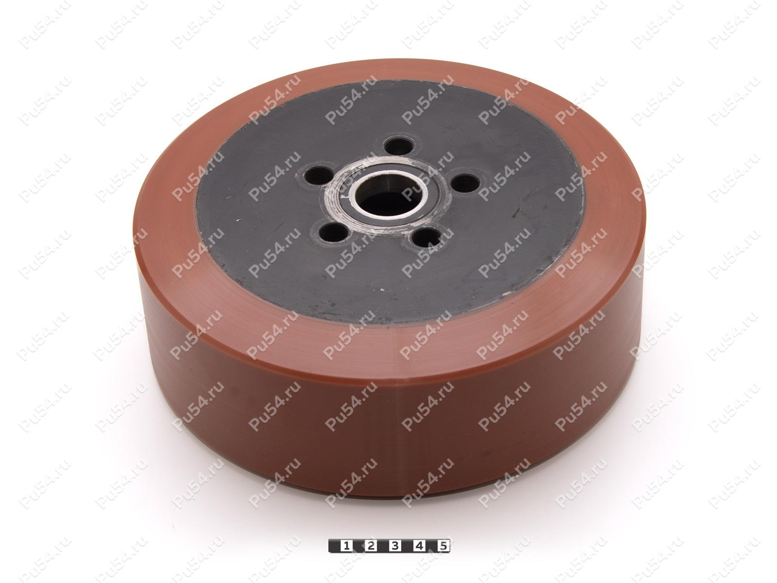 Колесо D 230 х d 185 х H 82 мм (восстановление), Product Code 333-01-1124, Polyurethane, PU54Q/E92/коричневый, Image №1
