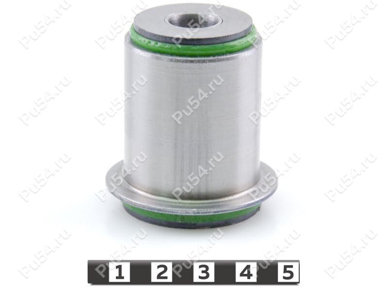 Upper lateral arm silent block, rear suspension ("A"-like), pressed-in, Product Code 2-06-14031, Polyurethane, PU54/M80/green, Image №1