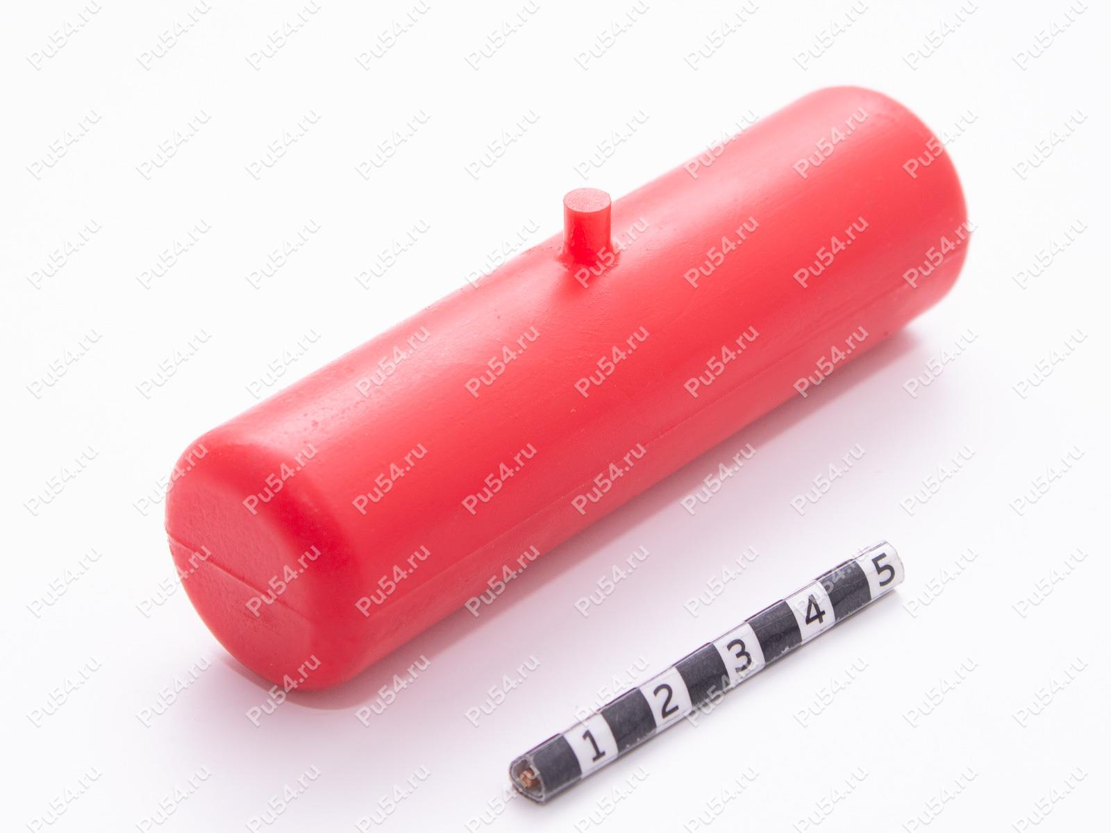 Демпфер D28 x h100, Product Code 33-01-1712, Polyurethane, PU54/M92/красный, Image №1