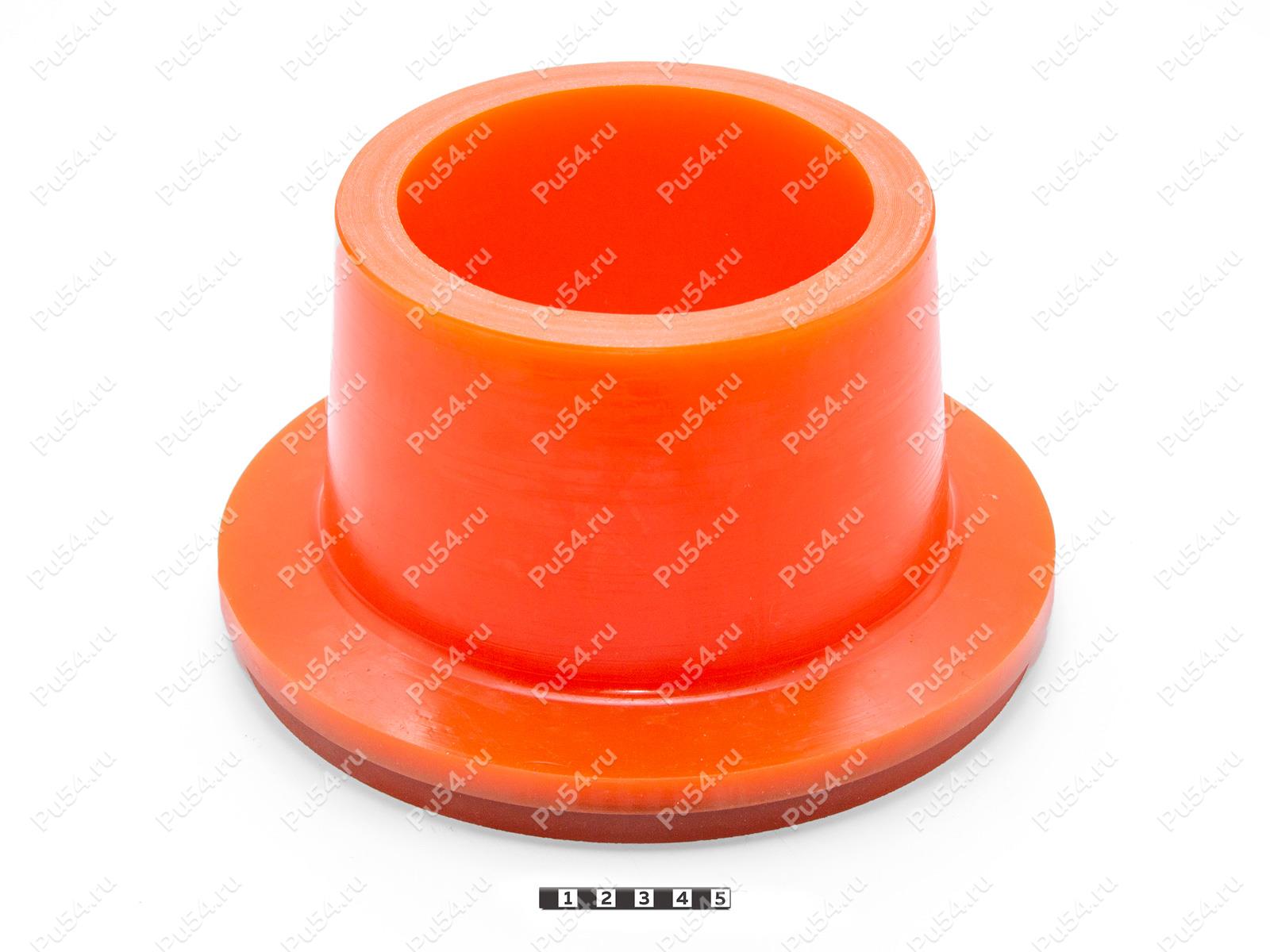 Втулка буксы D239 x d130 x H132 мм, Product Code 31-01-097, Polyurethane, PU54/M72/оранжевый, Image №1