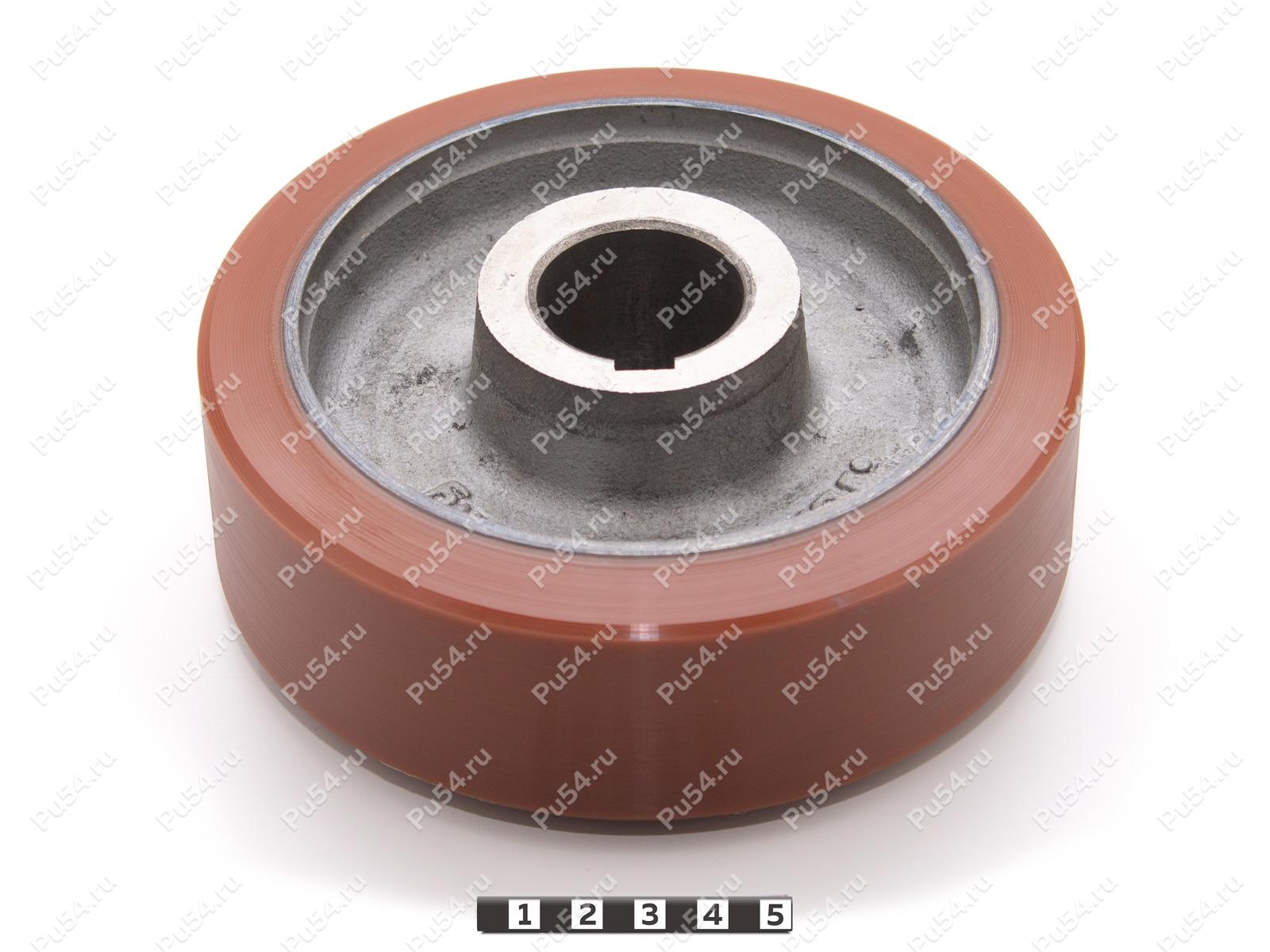Колесо D150 x d123 x H 50 (восстановление), Product Code 333-01-1141, Polyurethane, PU54Q/E92/коричневый, Image №1