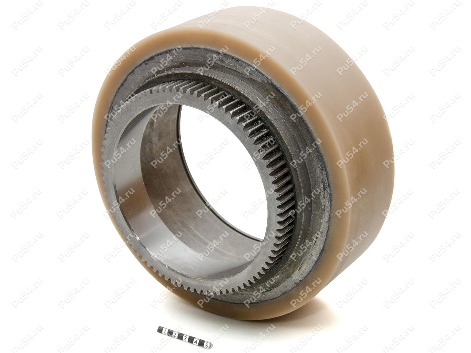 Колесо D 240 x d 210 x H 80 (восстановление), Product Code 333-01-980, Polyurethane, PU54/K92/бежевый, Image №1