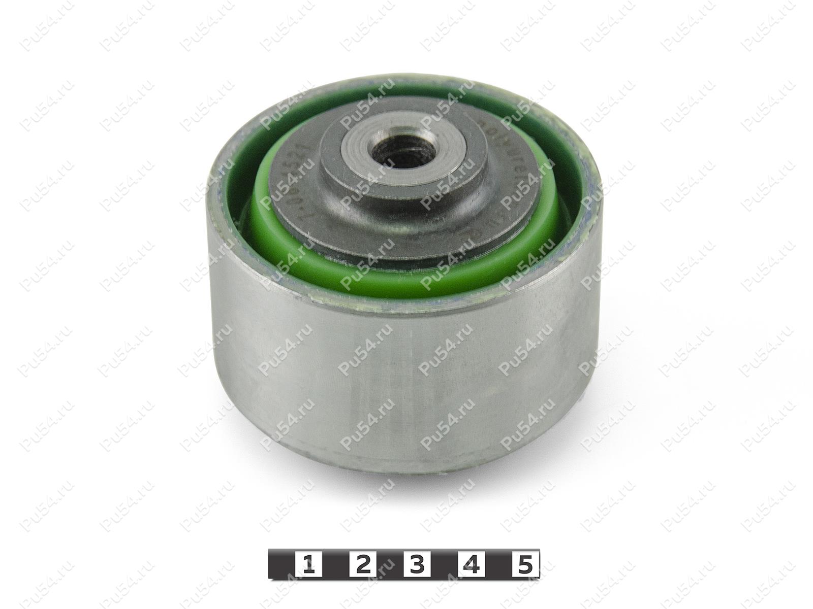 Lower trailing arm silent block, rear suspension (big, pressed-in), Product Code 7-06-4521, Polyurethane, PU54/M80/зеленый, Image №1