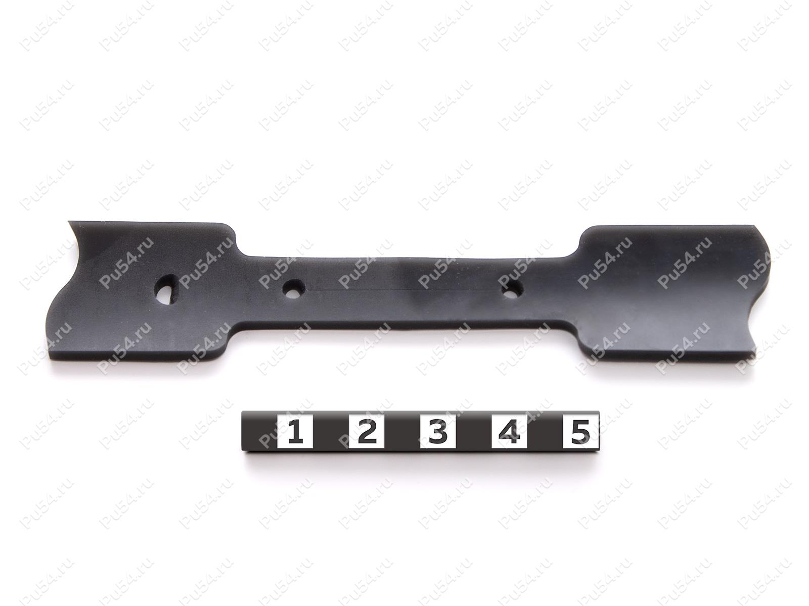 Фиксатор ветрового стекла снегохода экономвариант, толщина 2мм, Product Code 50-00-1012, Polyurethane, PU54/M72/оранжевый, Image №1