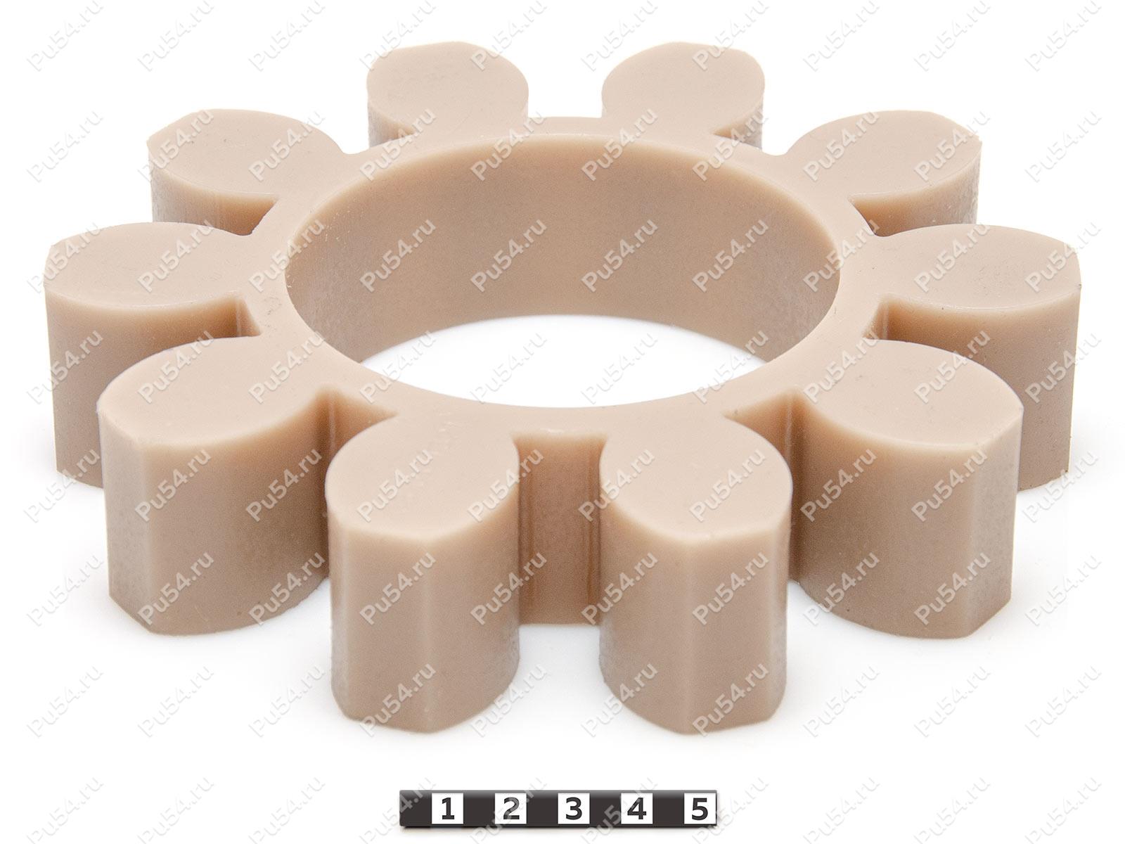 Вставка упругой муфты эластичная (звездочка) 180*97*38, Product Code 33-01-1321, Polyurethane, PU54/K92/бежевый, Image №1
