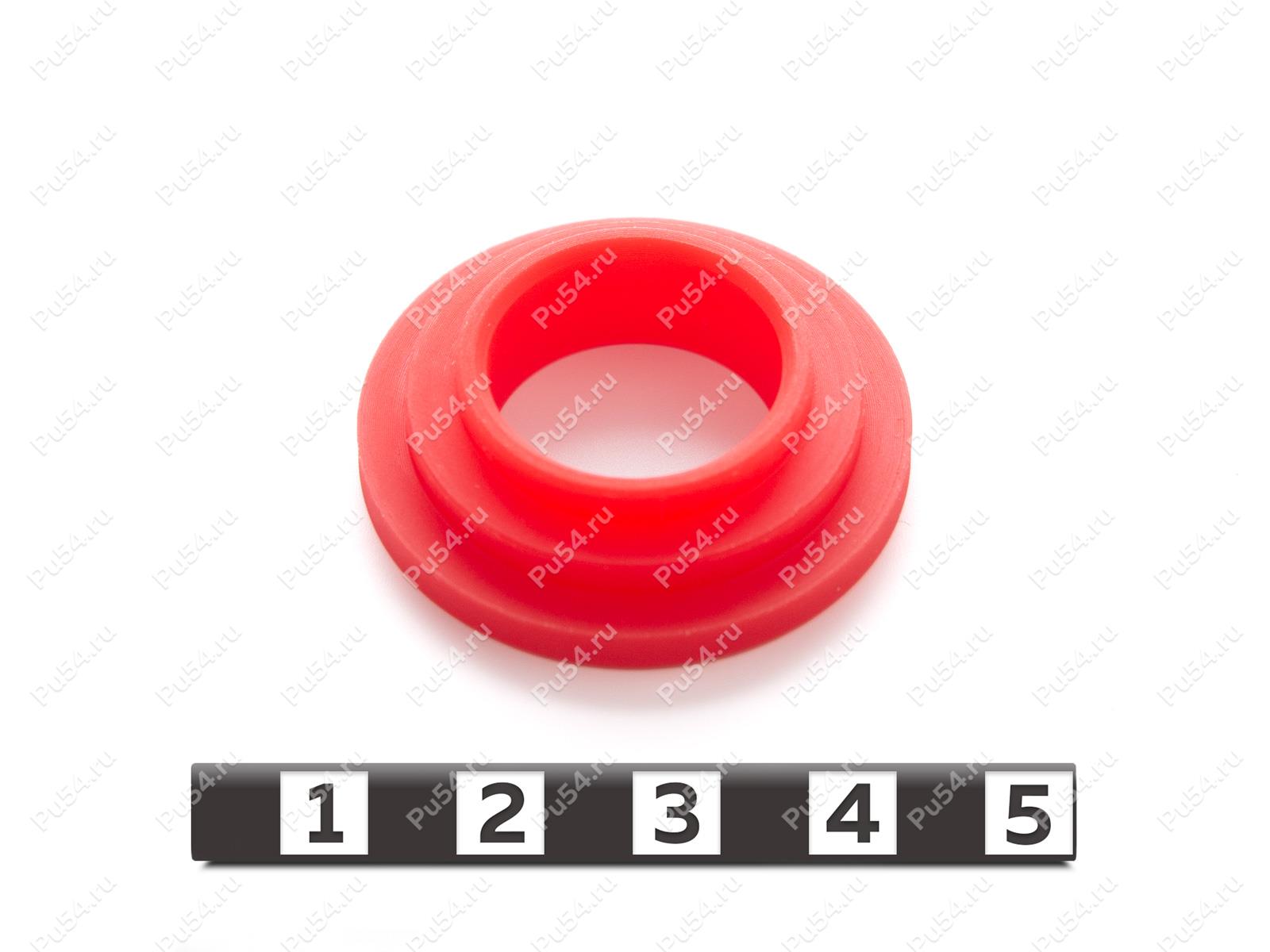 Кольцо уплотнительное Изделие № 2 34,04*28*21,6*17,9*9,02, Product Code 33-78-102, Polyurethane, PU54/M92/красный, Image №1