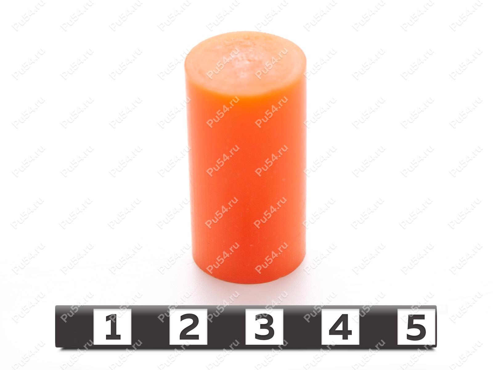 Палец 16мм для муфт (16*30), Product Code 33-01-1117-1, Polyurethane, PU54i/K72/темно-оранжевый, Image №1