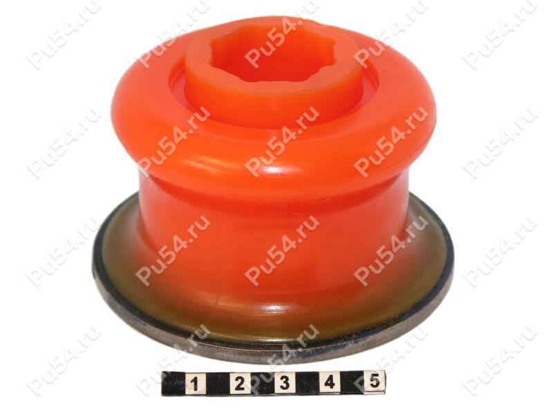 Body mount, 2 row, upper, Product Code 1-12-722, Polyurethane, PU54/M71/orange, Image №1