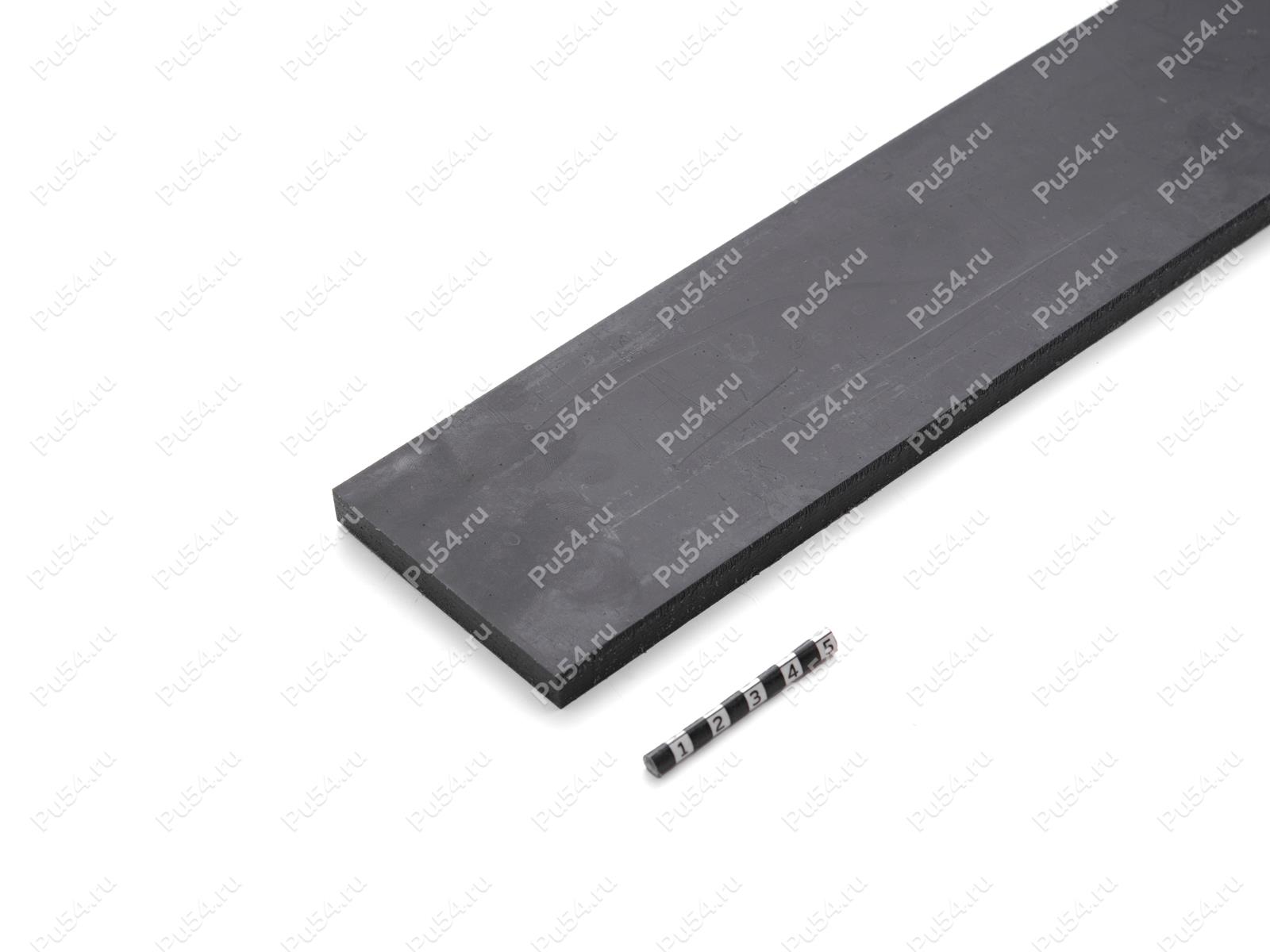 Накладка 10 х 75 х 595, Product Code 33-01-1925, Polyurethane, PW54/K90/черный, Image №1