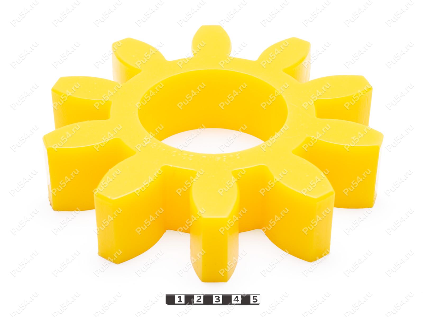 Вставка упругой муфты D200 x d85 x H45, Product Code 33-01-1870, Polyurethane, PU54/M95/желтый, Image №1