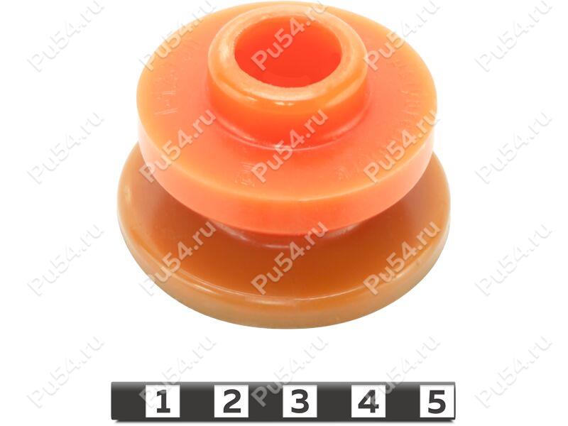 Body mount, 1 row, upper, Product Code 1-12-730, Polyurethane, PU54/M71/orange, Image №1