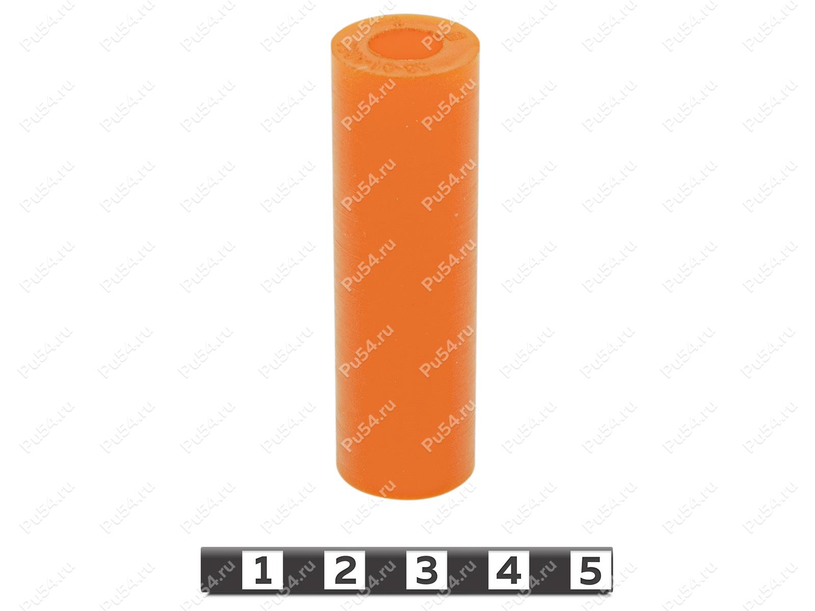 Bushing D 18 x d 9 x h 60, Product Code 33-01-1056Z, Polyurethane, PU54/K65/red, Image №1