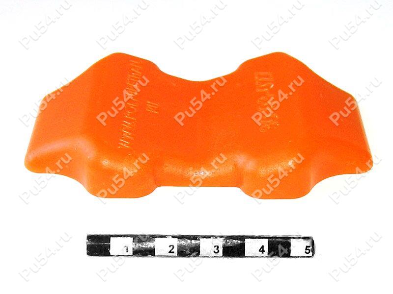 BURAN snowmobile kingpin buffer., Product Code 50-03-027, Polyurethane, PU54/M71/orange, Image №1