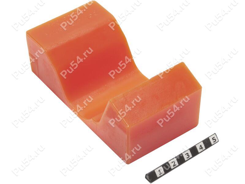 Snowmobile ski damper YAMAHA RS VECTOR, RS VENTURE, APEX, Product Code 50-03-046, Polyurethane, PU54i/K72/темно-оранжевый, Image №1