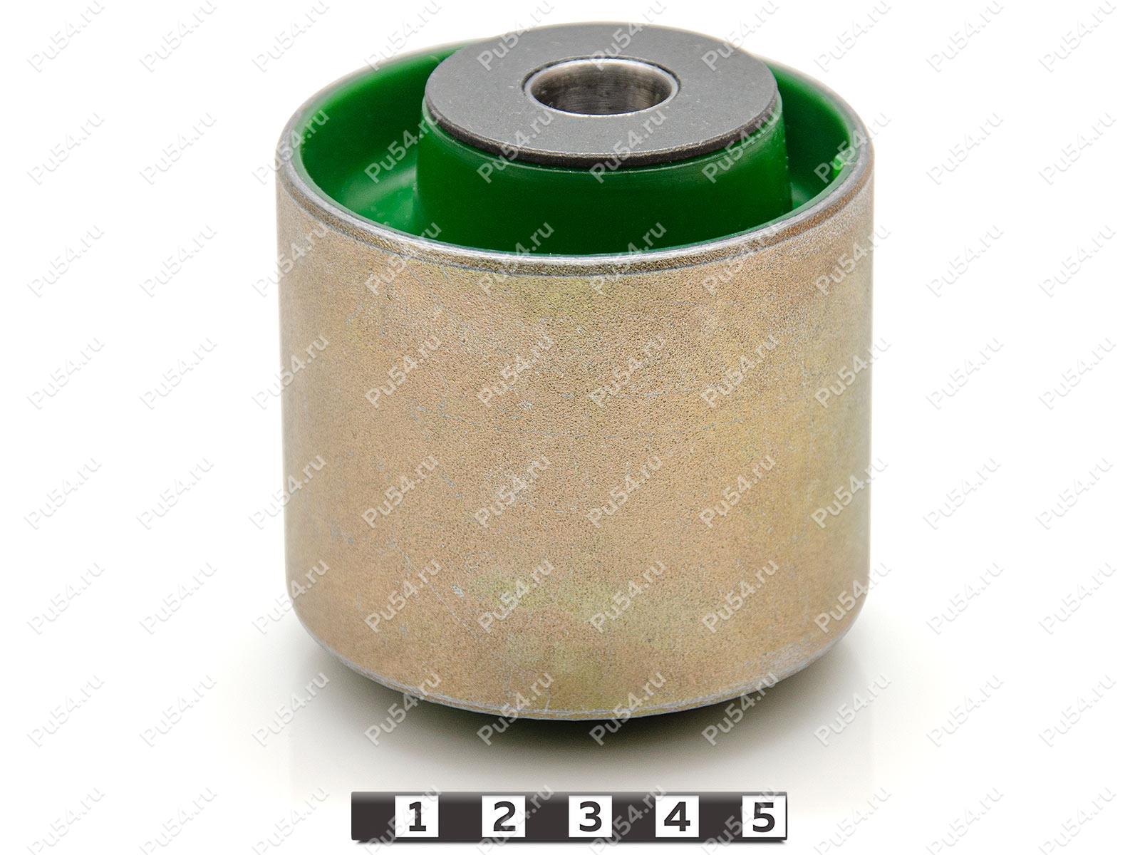 Сайлентблок заднего продольного рычага к кузову запр, Product Code 3-06-15151, Polyurethane, PU54/M80/зеленый, Image №1