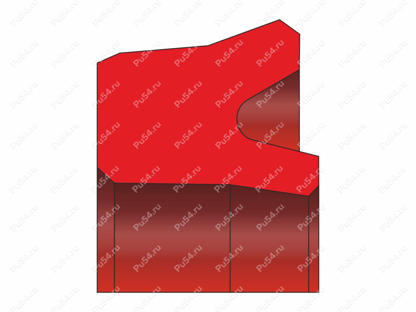 Манжета пневматических тисков ТП95-Г2, Product Code 78-00-216, Polyurethane, Image №1