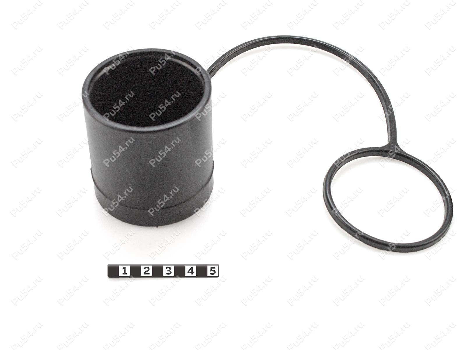 Заглушка БРС D1 54 х D2 58 х H1 55 х L 230, Product Code 0-00-989, Polyurethane, PU54/M80/черный, Image №1