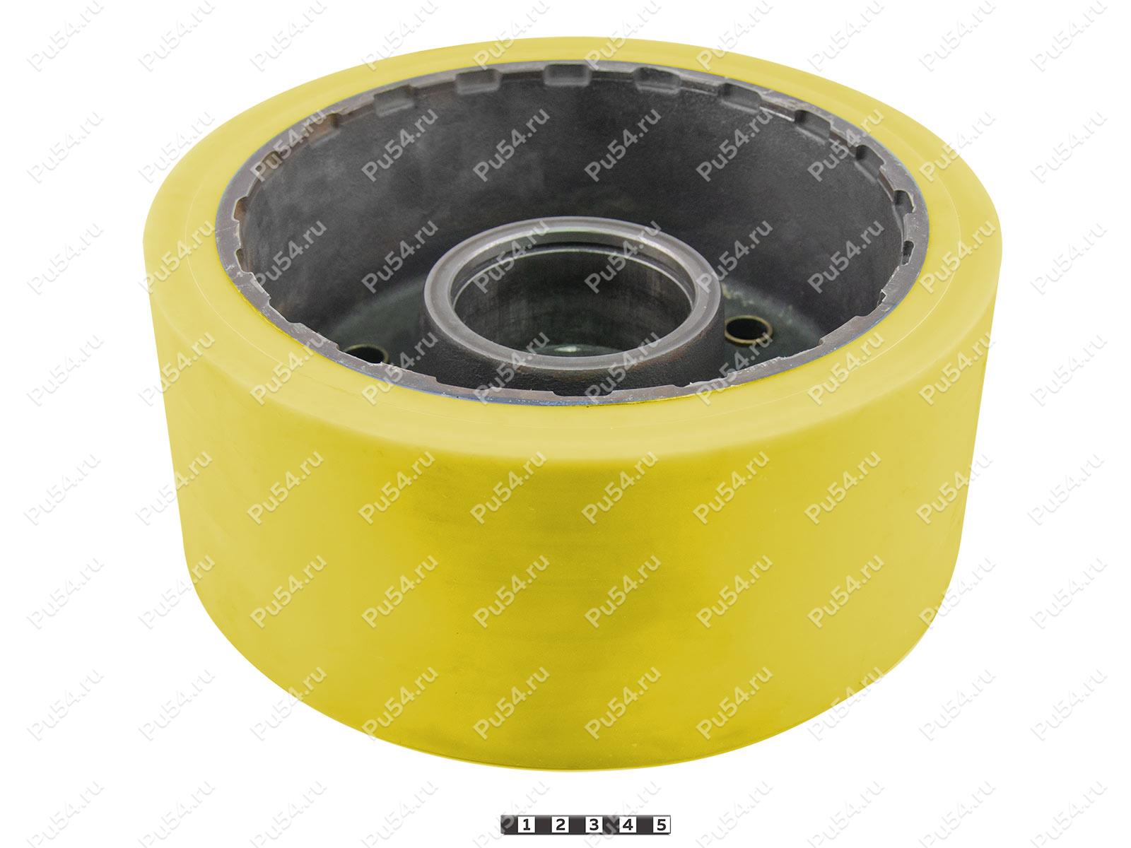 Wheel D 300 x d 260 x H 110 (restoration), Product Code 333-01-944, Polyurethane, PU54/M95/желтый, Image №1