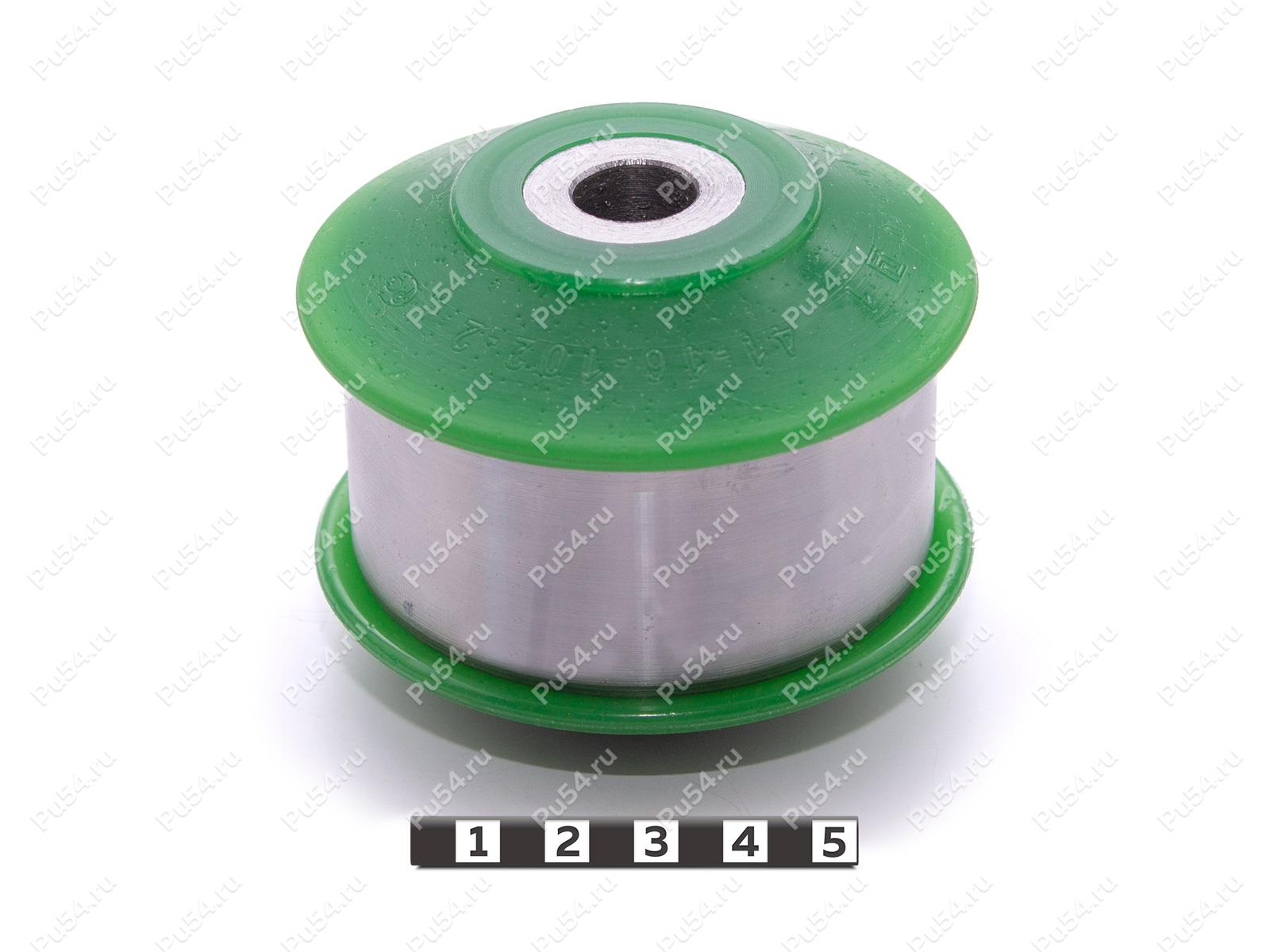 Сайлентблок нижнего кривого рычага передней подвески, Product Code 41-16-102, Polyurethane, PU54/M80/зеленый, Image №1