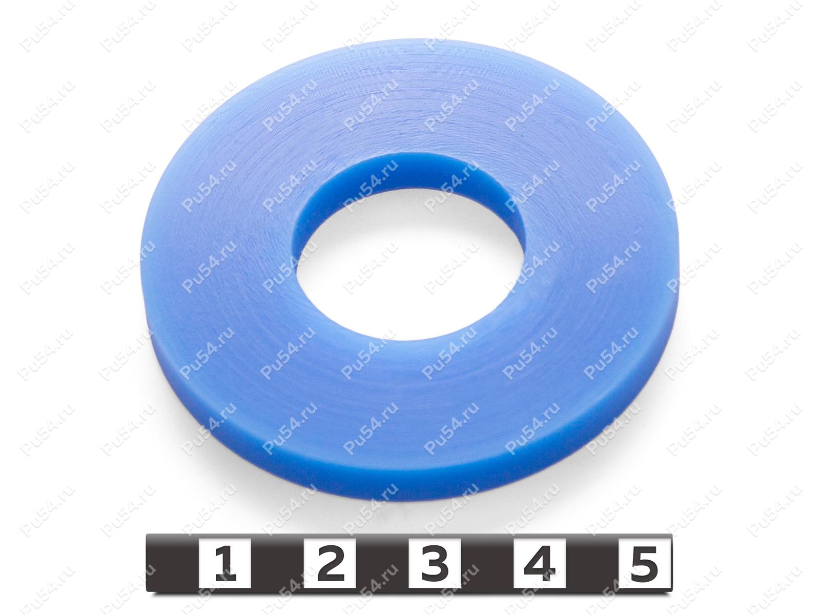 Шайба ЭМ 610.115.006 55*24*6, Product Code 33-78-237, Polyurethane, PU54/E87/синий, Image №1