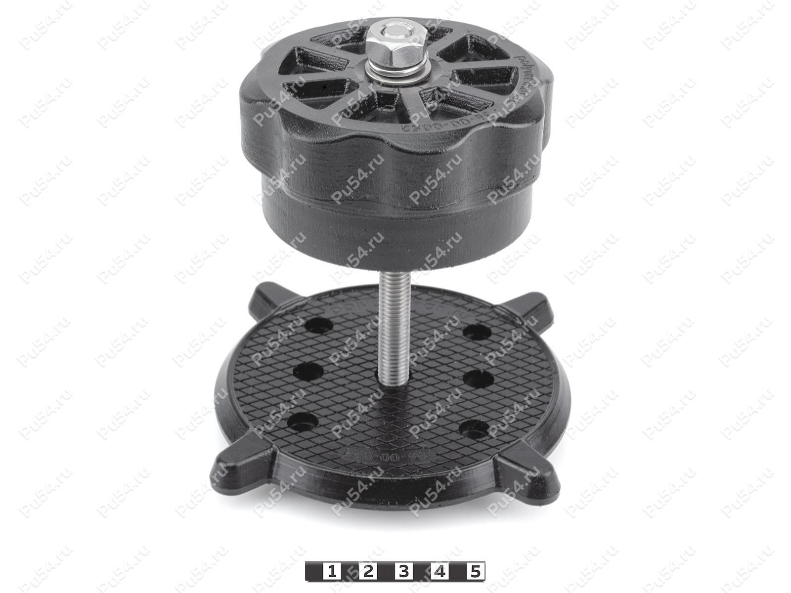 Holder for canisters Extreme “Wing Nut+nut” economy option, Product Code 36-20-050, Polyurethane, Image №1