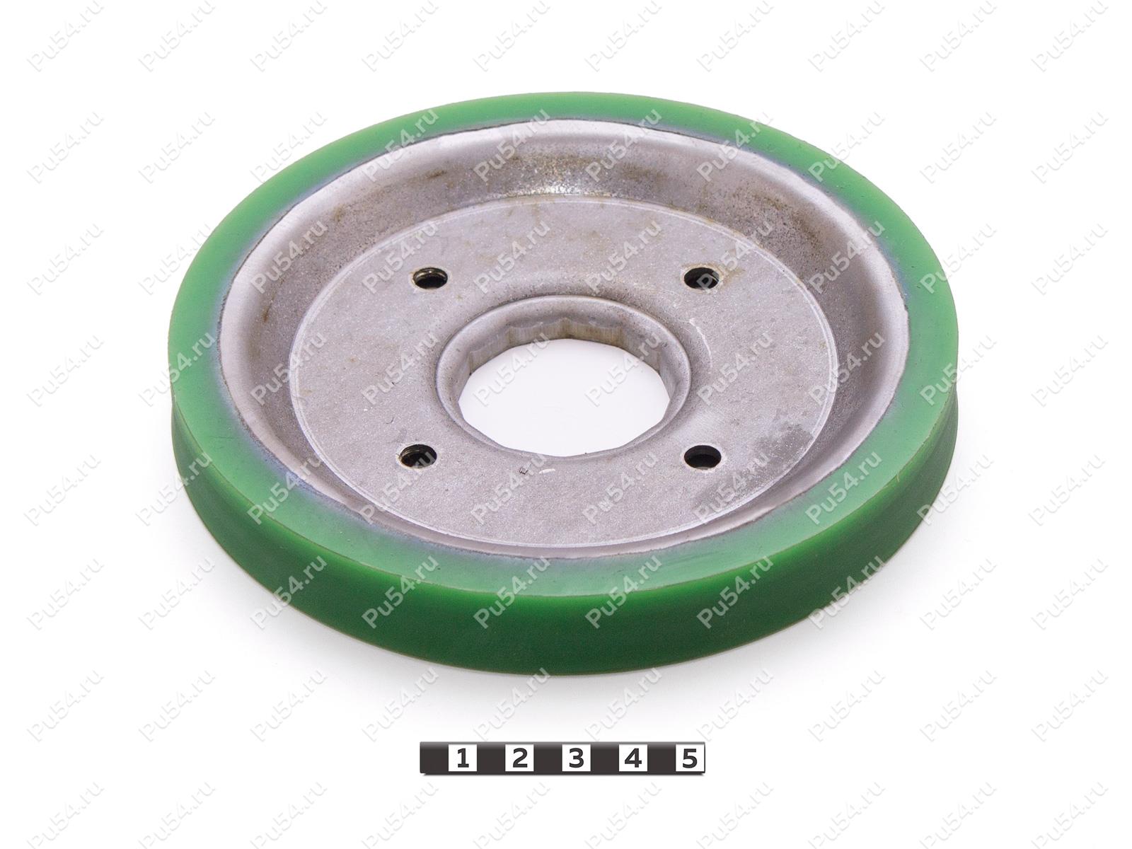 Диск фрикциона D152 x d140 x H19, Product Code 33-01-1899, Polyurethane, PU54/M80/зеленый, Image №1