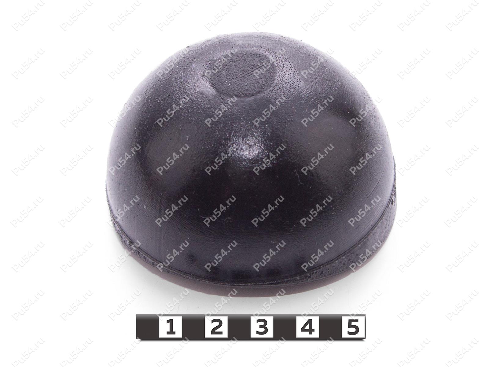 Подпятник D66, Product Code 33-01-1802, Polyurethane, PU54/M72/черный, Image №1