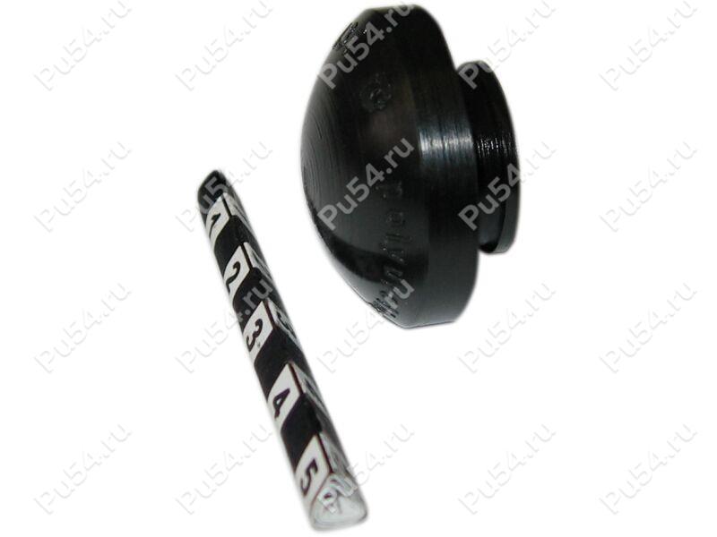 Mounting clip for 50-20-400, 50-44-400, Product Code 50-17-437, Polyurethane, PU54/M71/black, Image №1