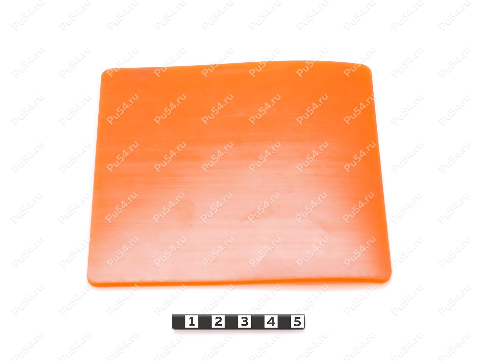 Буфер укупорщика бутылок 2 х 120 х 120 мм, Product Code 33-01-1493, Polyurethane, PU54/M72/оранжевый, Image №1