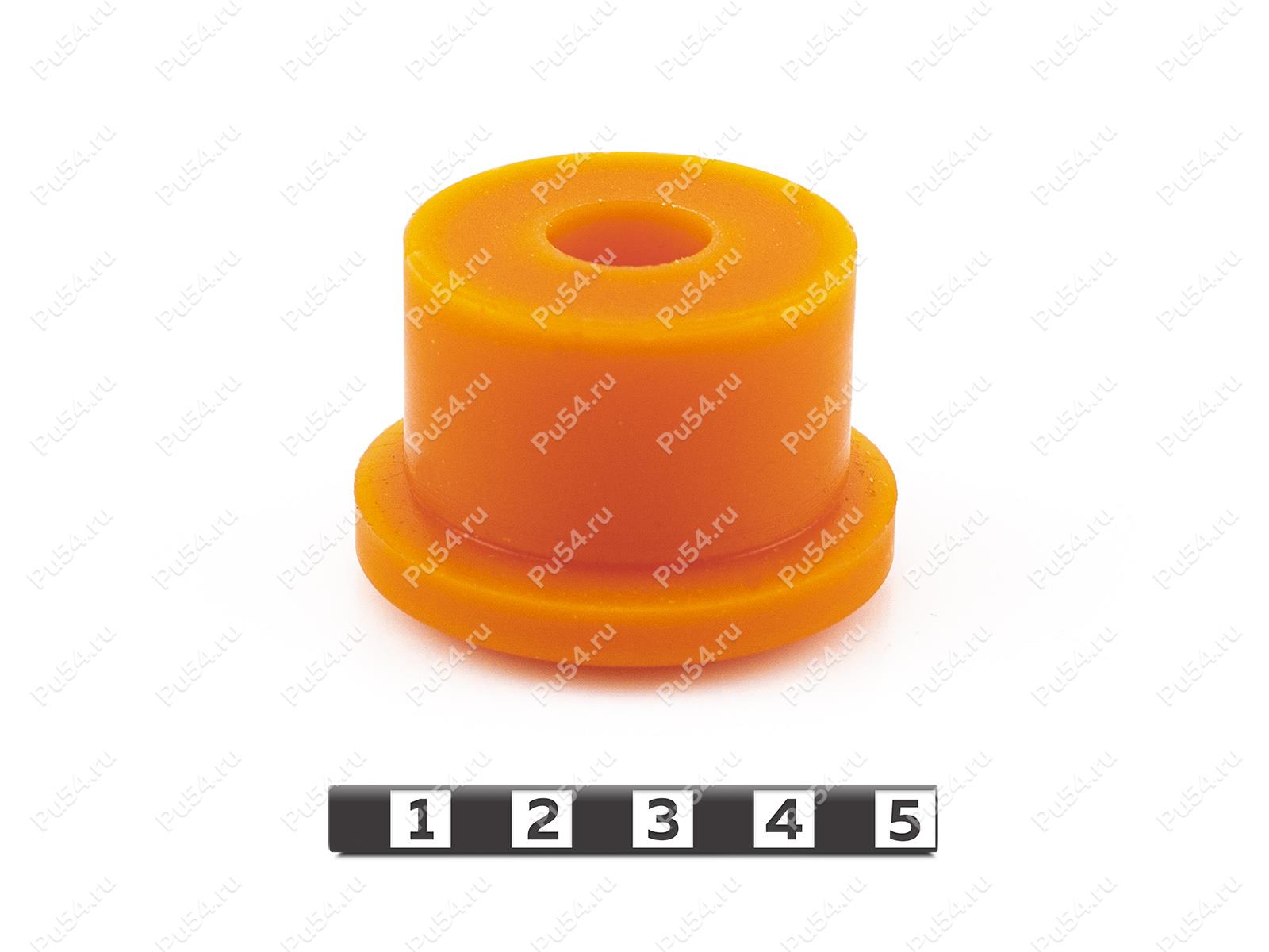 Spring bushing, front suspension., Product Code 9-10-347, Polyurethane, PU54i/K72/темно-оранжевый, Image №1