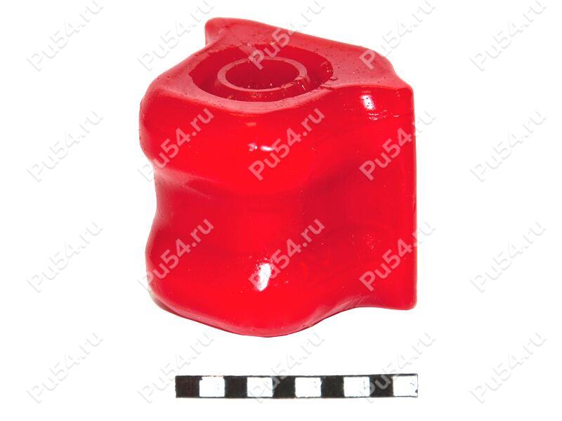 Stabilizer bar left bushing, front suspension, Product Code 1-01-305, Polyurethane, PU54i/K72/темно-оранжевый, Image №1