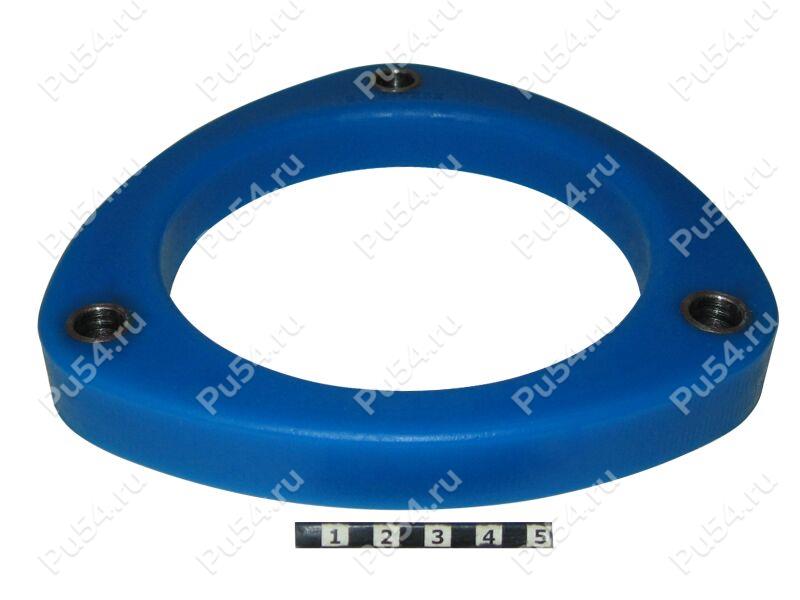 Front shock absorber strut spacer, 20 mm, Product Code 8-12-0232, Polyurethane, Полипропилен со втулками синий, Image №1