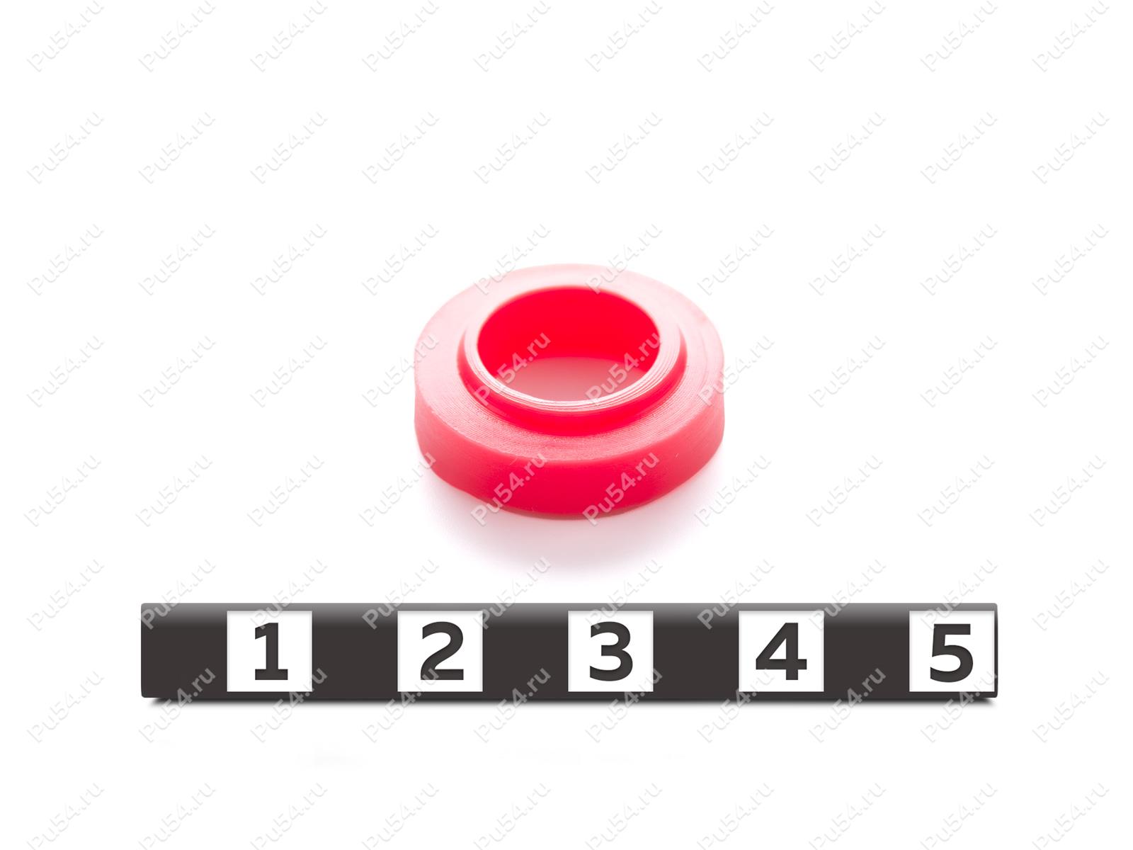Грязесъемник (пыльник) амортизатора Fox 21,37*12,27*6,36, Product Code 33-78-100, Polyurethane, PU54/M92/красный, Image №1